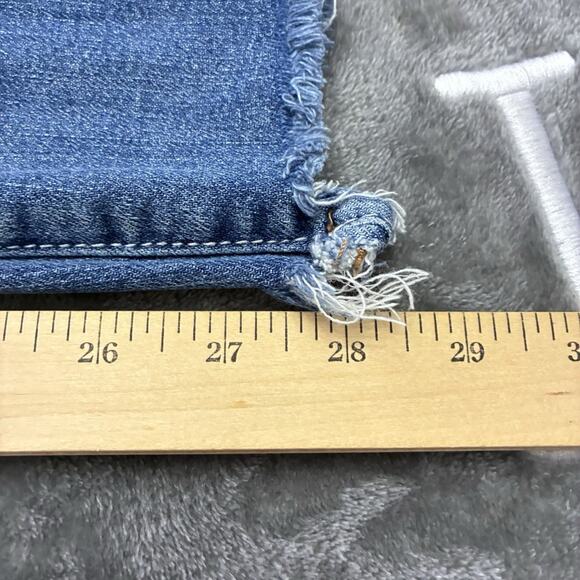 Judy Blue Skinny Fit Women’s 16W Blue Distressed Jeans Denim Medium Wash Pants - Picture 8 of 10